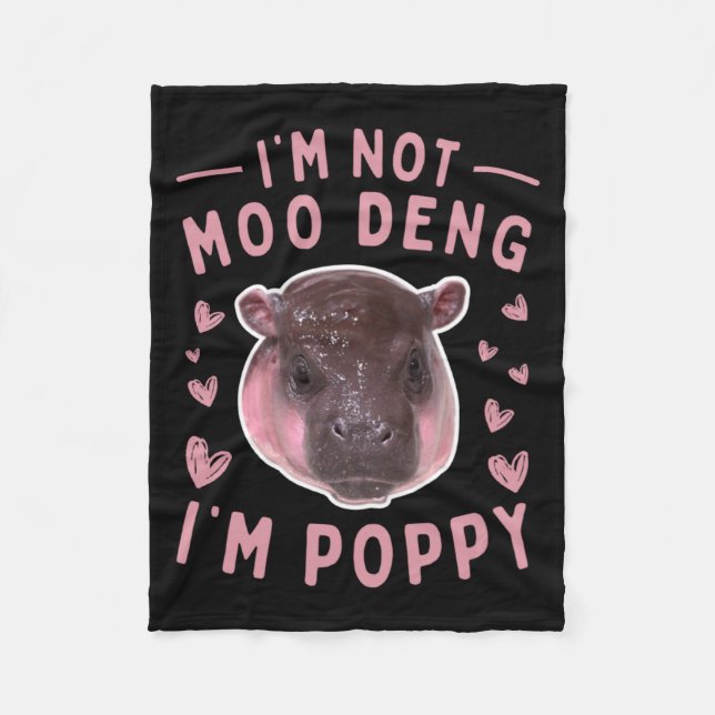 Ppy New Baby Pygmy Hip At Metro Richmond Zoo V  Fleecedecke (Vorderseite)