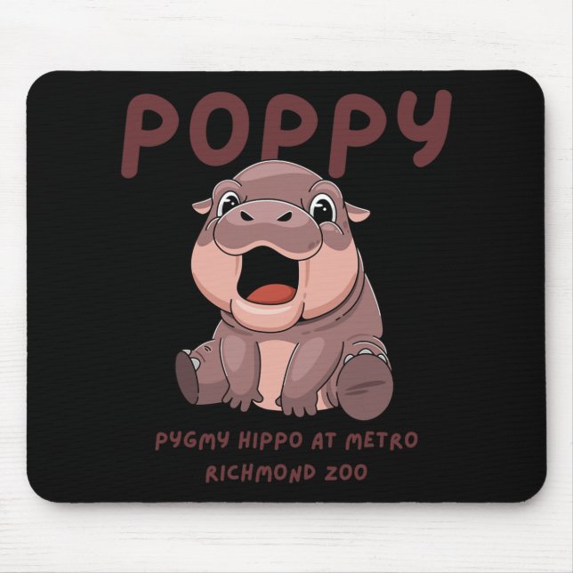Ppy New Baby Pygmy Hip At Metro Richmond Zoo Virgi Mousepad (Vorne)