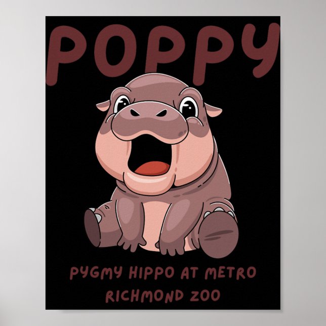 Ppy New Baby Pygmy Hip At Metro Richmond Zoo Virgi Poster (Vorne)