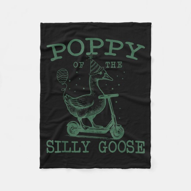Ppy Of The Silly Goose First Birthday Family Match Fleecedecke (Vorderseite)