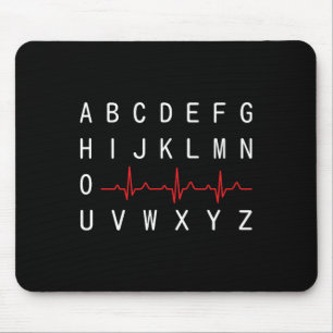 Pqrst Nurse Shirt Nursing Student Geschenk Mousepad