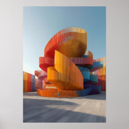 PR-O04. Ribbon Mirage Pavilion Poster