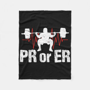 Pr oder er Funny Weightlift Bodybuilding Fleecedecke