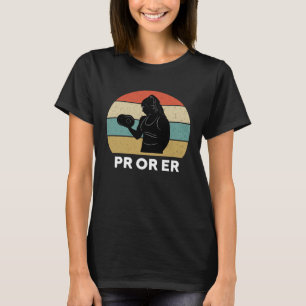 PR oder Er Gewichtsheben Bodybuilding Fitness Gym T-Shirt