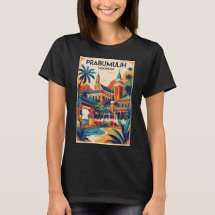 Prabumulih Indonesien Vintage Reise Tourismus Aufk T-Shirt