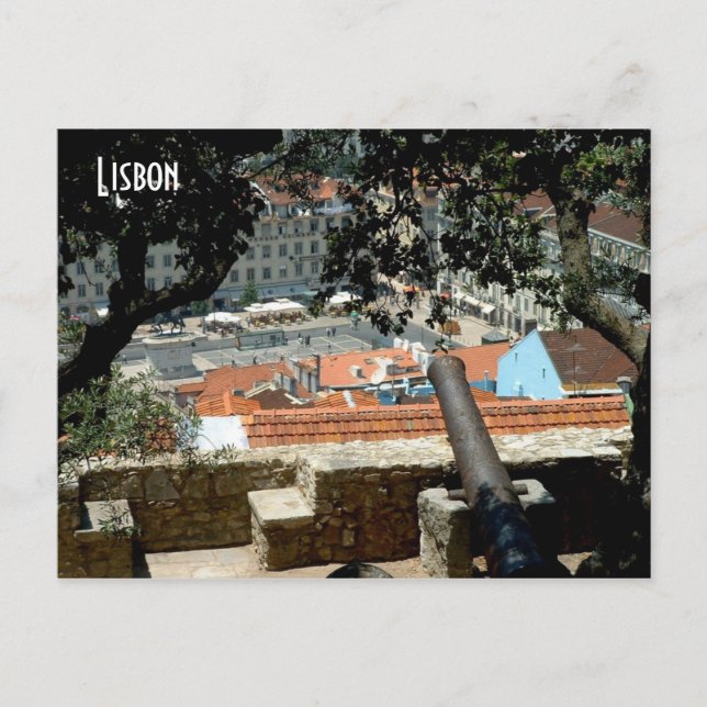 Praça da Figueira Postkarte (Vorderseite)