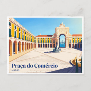 Praça do Comércio Lissabon Portugal Postkarte