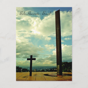 Praça do Papa, Belo Horizonte, Brasilien Postkarte