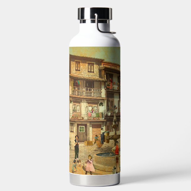 Praça São Tiago (Guimarães - Portugal) Trinkflasche (links)
