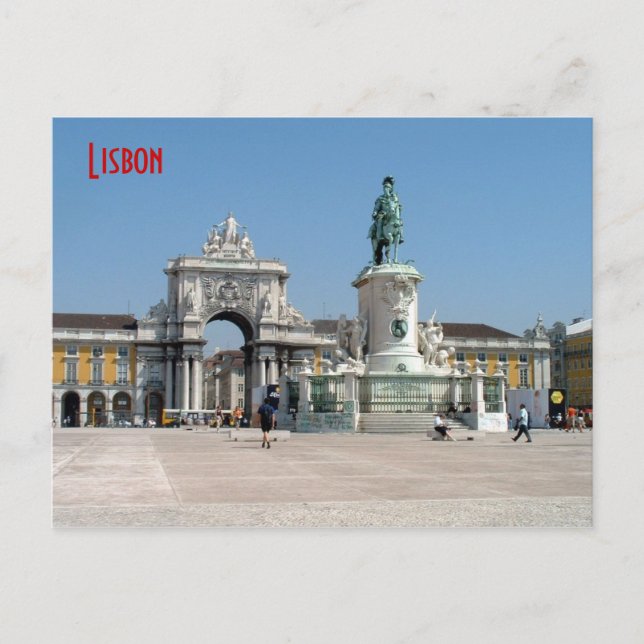 Praca tun Comercio Postkarte (Vorderseite)