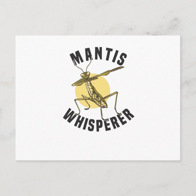 Prachen des Mantis Insect Lover Postkarte (Vorderseite)