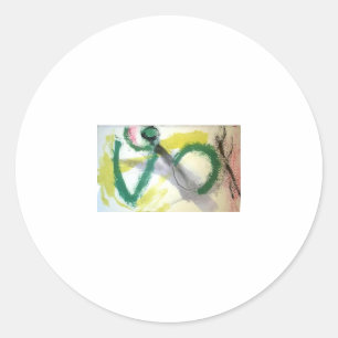 Prachen Mantis Abstrakt Jeff Hankamer Artjunkhaus Runder Aufkleber