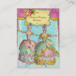 PRACHT-U. FRIPPERY-BUTIKE-GESCHÄFTS-KARTE VISITENKARTE