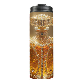prächtig goldschimmernde Thermal Tumbler Thermosbecher