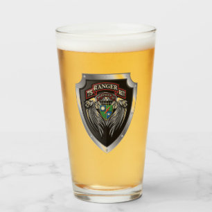 Prächtige 1. Bataillon 75. Ranger-Regimentsrolle Glas