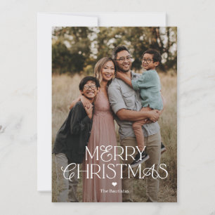 Prächtige Mix Frohe Weihnachten Fotokarte