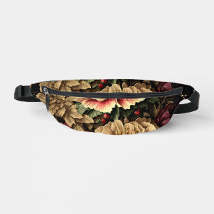 Prächtige Vintage-Blumenanordnung Bauchtasche