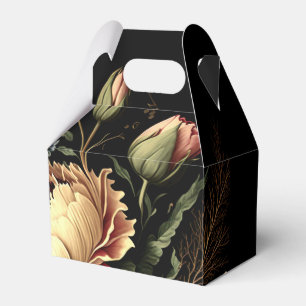 Prächtige Vintage Blumenordnung Geschenkschachtel