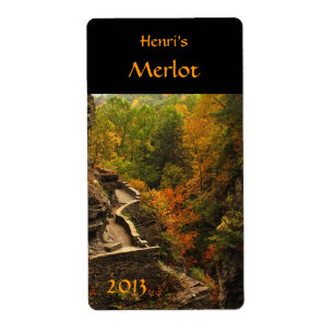Prächtige Weinkarte Herbst