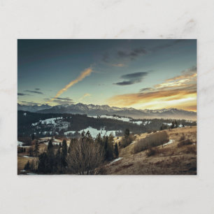 prächtige zakopane Landschaft Postkarte