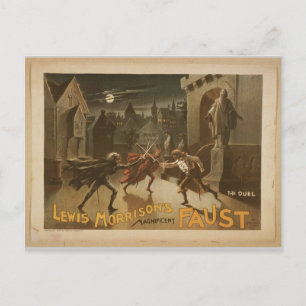 Prächtiger Neuer Faust Postkarte