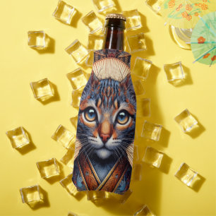 Prächtiger Ornater Fantasie-Katzen-Kühler Flaschenkühler