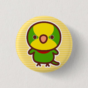 Prächtiger Papagei Button