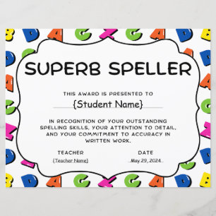 Prächtiger Speller Student Award