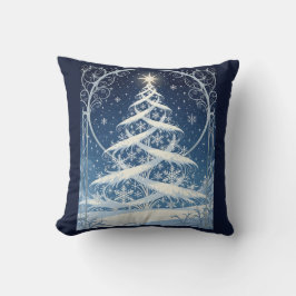 Prächtiger verzierter Weihnachts-Yule-Baum Kissen