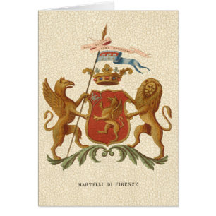 Prächtiges heraldisches Abzeichen mit Greif und