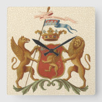 Prächtiges heraldisches Abzeichen mit Greif und
