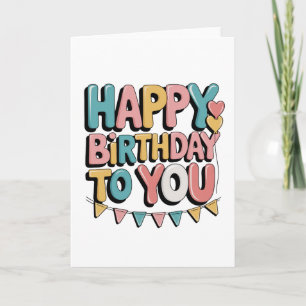 Prächtiges Herzlichen Glückwunsch zum Geburtstag Karte