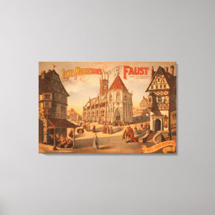 Prächtiges neues Faust Nürnberg Deutschland Poster Leinwanddruck
