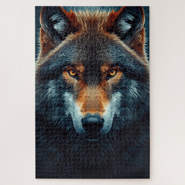 Prächtiges Wolf-Puzzle Puzzle (Vertikal)