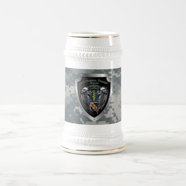 Prachtvolle 5. Gruppe der Spezialeinheiten (Im Flu Bierglas (Mittel)