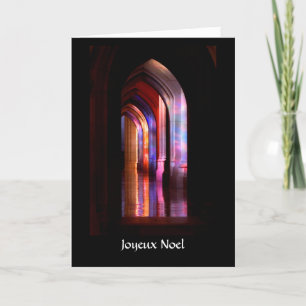 Prachtvolle Kathedralen-Farben - Weihnachtskarte Feiertagskarte