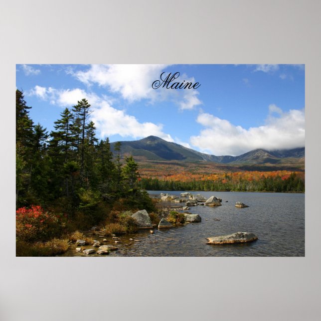 Prachtvolle Maine Poster (Vorne)