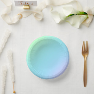 Prachtvolle Pastel Rainbow Wedding Paper Teller