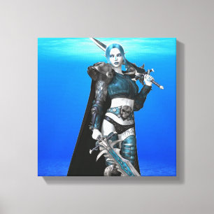 Prachtvolle Valkyrie Leinwand-Drucke Leinwanddruck