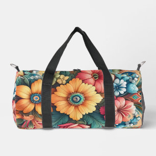 Prachtvoller Blumenstrauß Duffle Bag