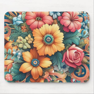 Prachtvoller Blumenstrauß Mousepad