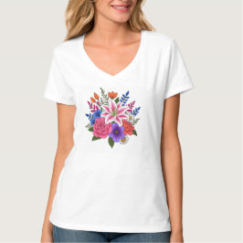 Prachtvoller Blumenstrauß T-Shirt