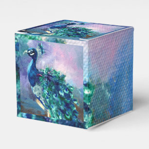 Prachtvoller Pfau II Geschenkschachtel
