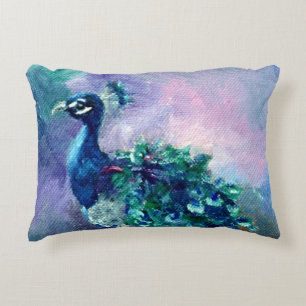 Prachtvoller Pfau II Zierkissen