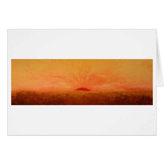 Prachtvoller Sonnenaufgang (Vorderseite (Horizontal))