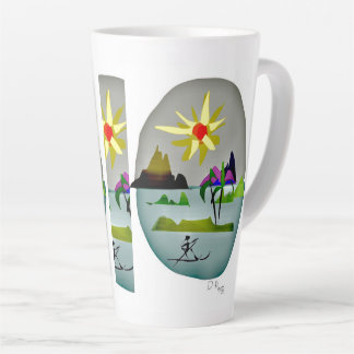 PracticeLove Latte Tasse Design von David Flynn