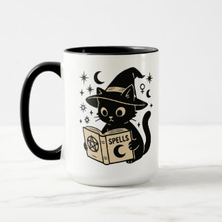 Practicing my spells mug tasse
