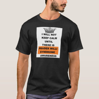 Prader Willi Bewusstsein T-Shirt