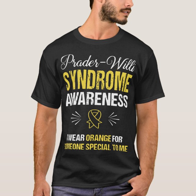 prader Willi-Syndrombewusstseinskrebs T-Shirt (Vorderseite)