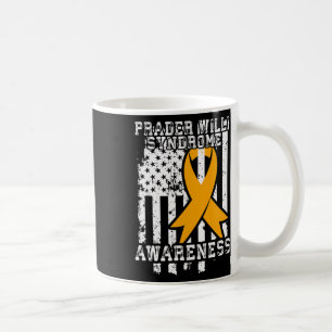 Prader Willi Syndrome Awareness - American Flag Kaffeetasse